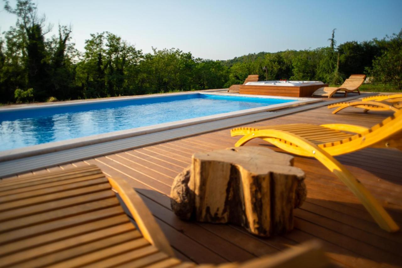 Villa Julijud, Heated Pool, Jacuzzi, Dome And Sauna Brajkovici (Pazin)